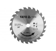 Диск пиляльний по дереву YATO 305 x 30 x 3.2 x 2.2 мм 24 зубці R.P.M до 5000 1/хв