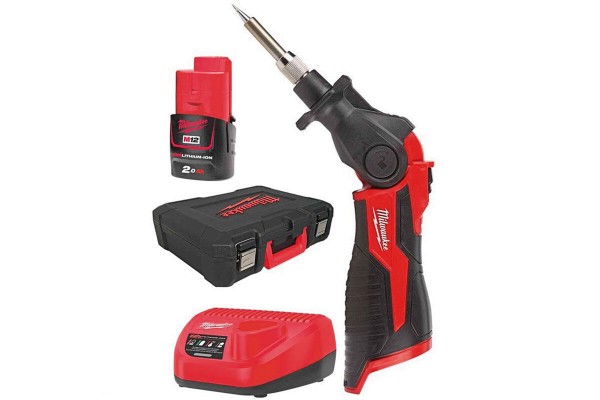 Акумуляторний паяльник MILWAUKEE M12 SI-201C 4933459761 (+1 акумулятори, зарядний пристрій, кейс)