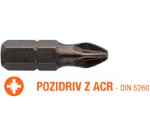 Насадка викруткова INDUSTRY USH POZIDRIV ACR PZ1 x 25 мм 5 шт