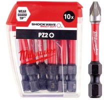 Біта SHOCKWAVE MILWAUKEE, PZ2, 50мм, (10шт)