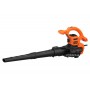 Порохотяг садовий з подрібнювачем мережевий Black+Decker 2.6 кВт 40 л 11.7 м³/хв 2 сопла