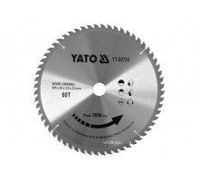 Диск пиляльний по дереву YATO 305 x 30 x 3.2 x 2.2 мм 60 зубців R.P.M до 5000 1/хв