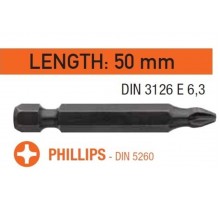 Насадка викруткова USH PHILIPS PH2 x 50 мм Torsion 10 шт