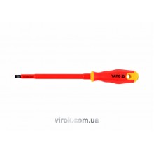 Викрутка діелектрична плоска YATO SL8 х 150 мм VDE до 1000 В