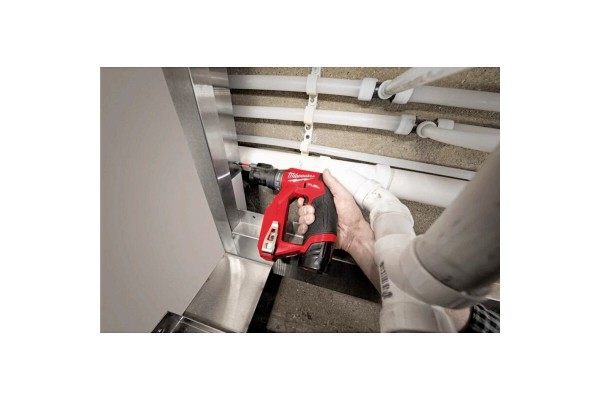 Дриль-шурупокрут акумуляторний MILWAUKEE, M12 FDDXKIT-202X, 34 Нм (+ зар.пр., 2 акум. Х2Аг, 4 насад.