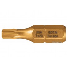 Насадка викруткова з титановим покриттям USH 1/4" TORX T15 х 25 мм 10 шт