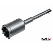 Свердло коронка монолітне по бетону YATO Ø68 x 280 мм SDS+