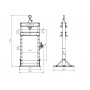 Прес гідравлічний Holzmann WP50ECO