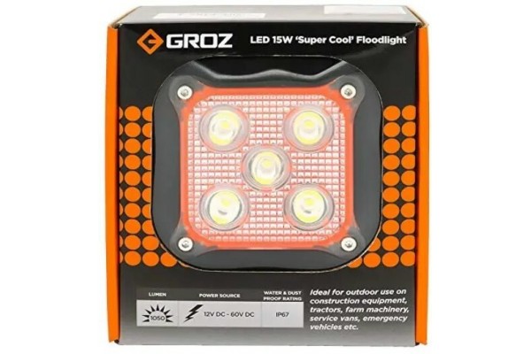 Світлодіодна фара 3W LED 1050 люмен Groz 55027