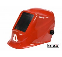 Маска зварювальника з автозатемнювальним світлофільтром YATO 100 х 50 мм