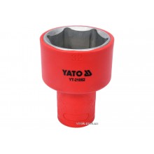 Головка торцева шестигранна діелектрична YATO 1/2" М32 х 60/38 мм VDE до 1000 В