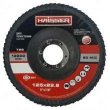 Круг пелюстковий Haisser конічний 125х22.2, P40, Т29 (97095)