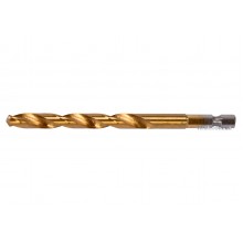 Свердло по металу з шестигранним хвостовиком 1/4" YATO HSS-TiN 8 х 117/75 мм