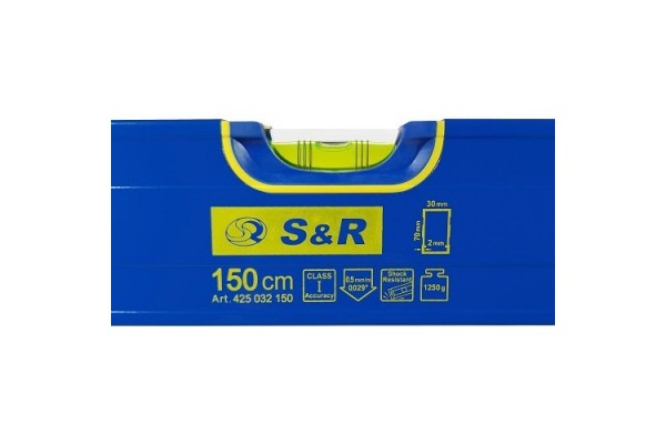 Ручний рівень S & R 150 см. 425 032 150