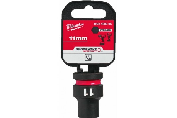 Головка ударна Milwaukee ShW 11 мм, 1/2" (4932480305) Головка ударна Milwaukee ShW 11 мм, 1/2" (4932480305)