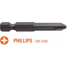 Насадка викруткова INDUSTRY USH Phillips PH0 x 50 мм 10 шт