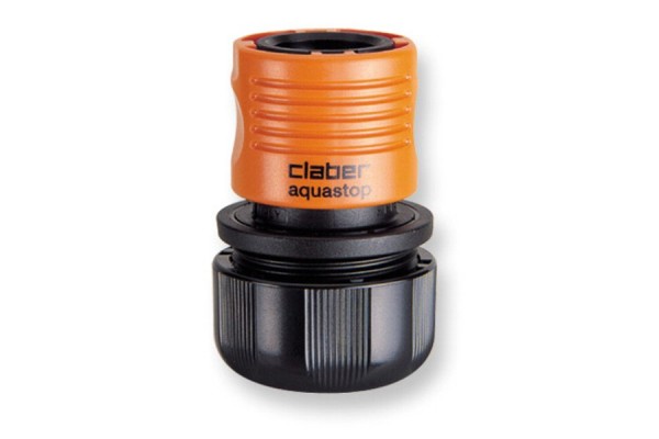 З'єднання 3/4" для поливального шланга, аквастоп Claber 8604 З'єднання 3/4" для поливального шланга, аквастоп Claber 8604