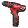 Дриль-шуруповерт акумуляторний Milwaukee M12 BDDXKIT-202C (4933447836)