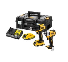 Набір з двох інструментів безщіткових DeWALT DCK2062D2T