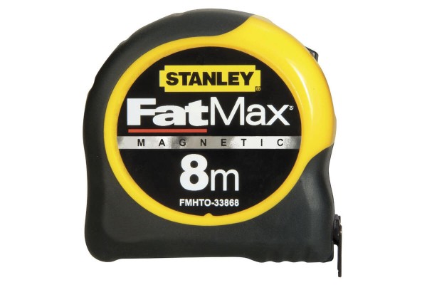 Рулетка вимірювальна FatMax Blade Armor довжиною 8 м, шириною 32 мм, магнітна STANLEY FMHT0-33868