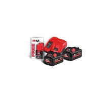 Енергокомплект акумуляторний Li-Ion MILWAUKEE, M18 HNRG-552 (+заряд.пристрій, 2акум. M18 HB5.5(5,5Ar