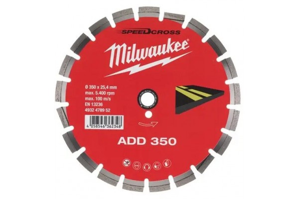 Диск алмазний Milwaukee Speedcross ADD 350 (4932478952)