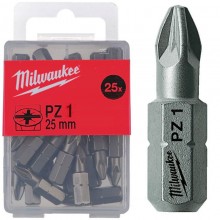 Біта MILWAUKEE, PZ1, 25мм, (25шт)