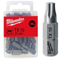 Біта MILWAUKEE, TX15, 25мм, (25шт)