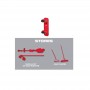 Тримач інструменту MILWAUKEE PACKOUT SINGLE LONG HANDLED STORAGE