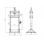 Прес гідравлічний Holzmann WP75ECO