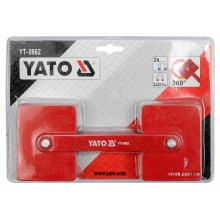 Струбцина магнітна для зварювання YATO 85 x 65 x 22 мм 2 x 22.5 кг