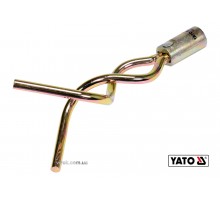 Наконечник спіральний для очищення каналізації YATO 165 х 7 мм з оцинкованої сталі до YT-24980