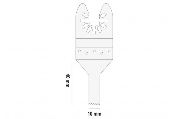 Пила-насадка для реноватора YATO Bi-Metal 40 x 10 мм