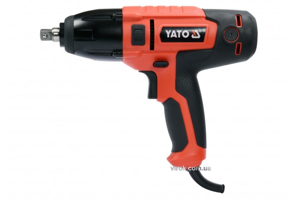 Гайковерт ударний мережевий YATO 1/2" 450 Вт 450 Нм 3300 об/хв + 4 головки і кейс Гайковерт ударний мережевий YATO 1/2" 450 Вт 450 Нм 3300 об/хв + 4 головки і кейс