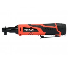 Тріщатка ударна акумуляторна YATO Li-Ion 12 В 2 Агод 3/8" 45 Нм + 4 торцеві головки