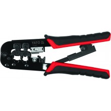 Кліщі для обтискання і зачистки проводів YATO, тип RJ45, RJ11, L=190 мм