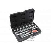 Набір головок торцевих YATO 3/8'' М6-22 мм 22 шт