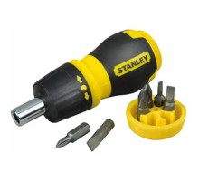 Викрутка - набір Multibit Stubby, реверсивна, з шістьма змінними бітами STANLEY 0-66-358