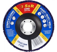 Диск зачистний нейлоновий S&R 125x22.2 P46 фіолетовий V2(136125333)