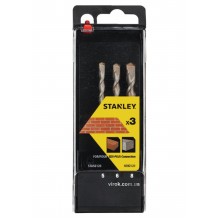 Набір свердл по бетону SDS Plus STANLEY 5-8 мм 3 шт