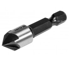 Зенківка конічна по металу YATO HEX- 1/4" 10.4 x 40 мм HSS