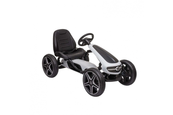 Педальний автомобіль HECHT MERCEDES BENZ PEDAL GO KART WHITE