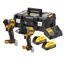 Набір з двох інструментів безщіткових DeWALT DCK2050H2T