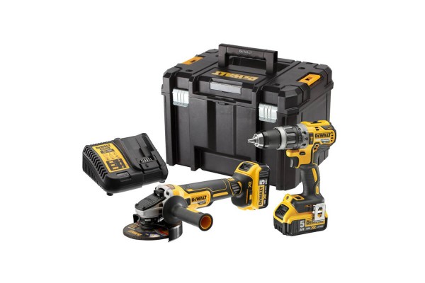 Набір з двох інструментів безщіткових DeWALT DCK2080P2T