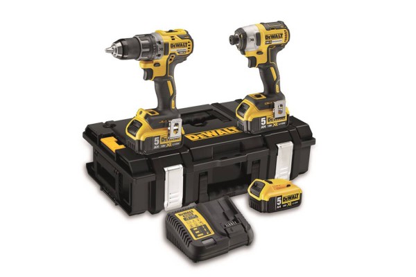 Набір з двох інструментів безщіткових DeWALT DCK266P3