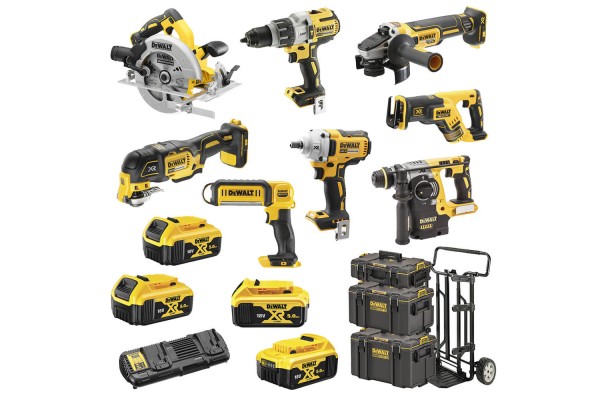 Набір з восьми інструментів акумуляторних DeWALT DCK856P4