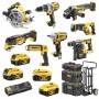 Набір з восьми інструментів акумуляторних DeWALT DCK856P4