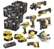 Набір з восьми інструментів акумуляторних DeWALT DCK865P4T