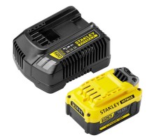 Зарядний пристрій та 1 акумулятор STANLEY FATMAX SFMCB14M1