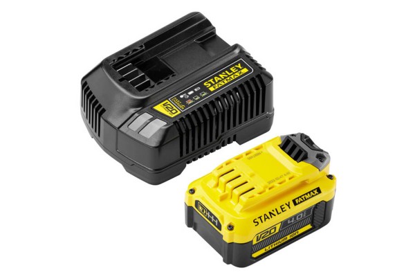 Зарядний пристрій та 1 акумулятор STANLEY FATMAX SFMCB14M1